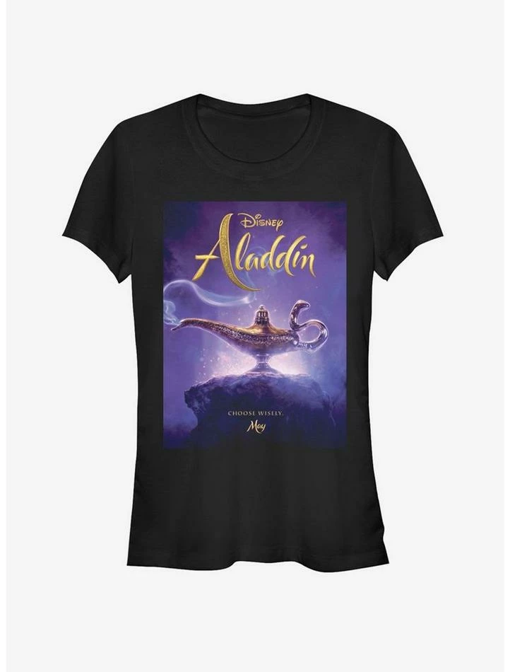 Promo 👏 Disney Aladdin 2019 Aladdin Live Action Cover 😍 Girls T-Shirt ✔️ 3 Promo 👏 Disney Aladdin 2019 Aladdin Live Action Cover 😍 Girls T-Shirt ✔️ - Image 3