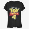 Deals ⌛ Disney Pixar Toy Story 4 Full Color Logo 😉 Girls T-Shirt ⌛