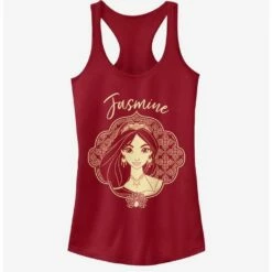 Discount 😉 Disney Aladdin 2019 Jasmine Portrait 😀 Girls Tank ✔️