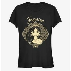 Cheapest 🥰 Disney Aladdin 2019 Jasmine Portrait Girls T-Shirt 🔥 -Dressup Outfits Shop 11987004 hi