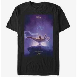 Outlet ✔️ Disney Aladdin 2019 Aladdin Live Action Poster T-Shirt ✔️