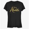 Coupon ❤️ Disney Aladdin 2019 Aladdin Live Action Logo 🌟 Girls T-Shirt ✔️