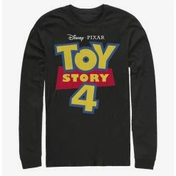Top 10 ⭐ Disney Pixar Toy Story 4 Full Color Logo Long-Sleeve T-Shirt 🤩