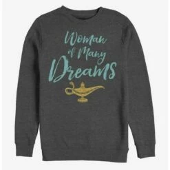 New ✨ Disney Aladdin 2019 Woman of Many Dreams Cursive Sweatshirt 👏
