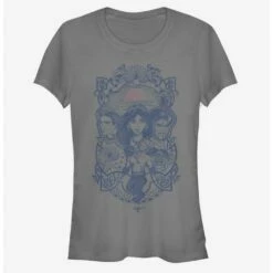 Wholesale 🌟 Disney Aladdin 2019 Vintage Aladdin Collage Girls T-Shirt 😍