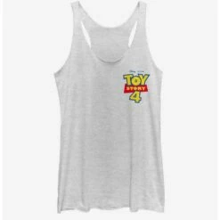 Hot Sale ✨ Disney Pixar Toy Story 4 Chest Color Logo 🌟 Girls Tank ⭐