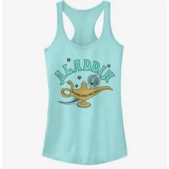 Brand new 😀 Disney Aladdin 2019 Aladdin Lamp Girls Tank 😉