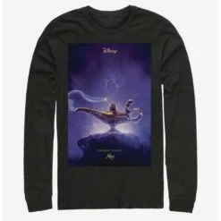 New 😀 Disney Aladdin 2019 Aladdin Live Action Poster Long-Sleeve T-Shirt ⭐