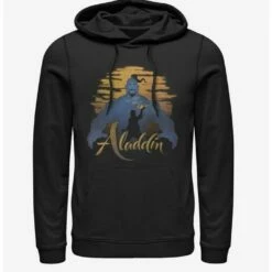 Hot Sale 🛒 Disney Aladdin 2019 Genie Silhouette Hoodie 🔥