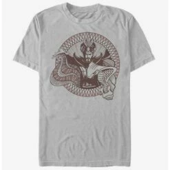 Deals ✔️ Disney Aladdin 2019 Jafar Circle T-Shirt ✨