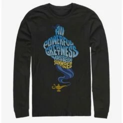 Cheapest ❤️ Disney Aladdin 2019 All Powerful Genie Long-Sleeve T-Shirt 🌟