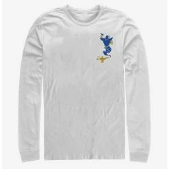 Coupon 🔥 Disney Aladdin 2019 Pocket Lamp Long-Sleeve T-Shirt ✔️
