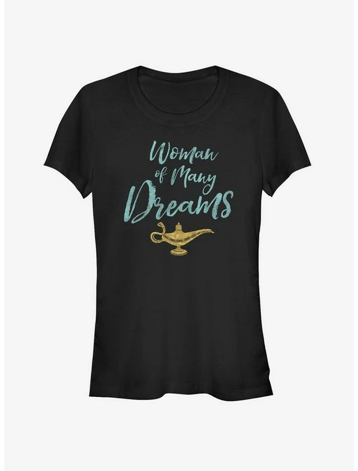 Promo 💯 Disney Aladdin 2019 Woman of Many Dreams Cursive Girls T-Shirt 🎁 3 Promo 💯 Disney Aladdin 2019 Woman of Many Dreams Cursive Girls T-Shirt 🎁 - Image 3