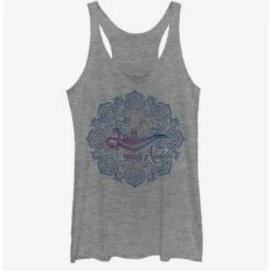 Promo 🤩 Disney Aladdin 2019 Lamp Mandala Girls Tank 🎁
