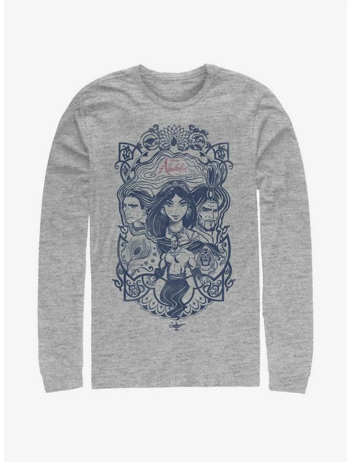 Promo ✨ Disney Aladdin 2019 Vintage Aladdin Collage Long-Sleeve T-Shirt 🔔 1 Promo ✨ Disney Aladdin 2019 Vintage Aladdin Collage Long-Sleeve T-Shirt 🔔
