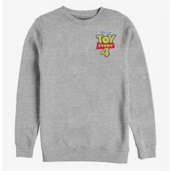 Cheap ✨ Disney Pixar Toy Story 4 Chest Color Logo Sweatshirt 👍