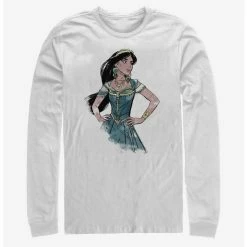 Best reviews of ❤️ Disney Aladdin 2019 Jasmine Sketch Long-Sleeve T-Shirt 🔥