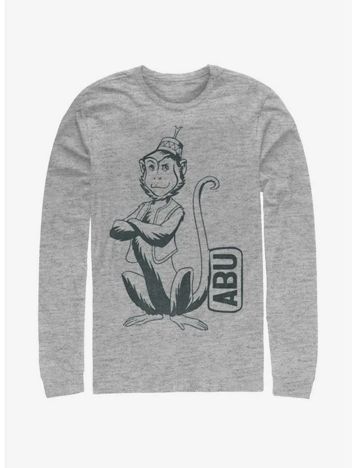 Coupon 💯 Disney Aladdin 2019 Abu Side Kick Pocket Long-Sleeve T-Shirt 🔥 1 Coupon 💯 Disney Aladdin 2019 Abu Side Kick Pocket Long-Sleeve T-Shirt 🔥