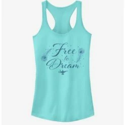 Flash Sale 🤩 Disney Aladdin 2019 Free To Dream 😍 Girls Tank ⌛