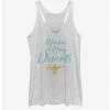 Deals ✨ Disney Aladdin 2019 Woman of Many Dreams Cursive Girls Tank 💯