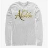 Outlet 🎁 Disney Aladdin 2019 Aladdin Live Action Logo Long-Sleeve T-Shirt 🎉
