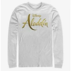 Outlet 🎁 Disney Aladdin 2019 Aladdin Live Action Logo Long-Sleeve T-Shirt 🎉