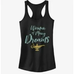 Top 10 🎁 Disney Aladdin 2019 Woman of Many Dreams Cursive Girls Tank 👍