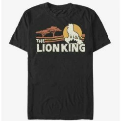 Budget ✔️ Disney The Lion King 2019 Savannah Scene Back T-Shirt 🤩