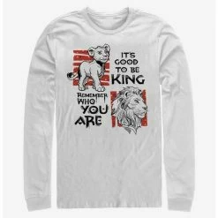 Deals 🌟 Disney The Lion King 2019 Simba Text Long-Sleeve T-Shirt 😉