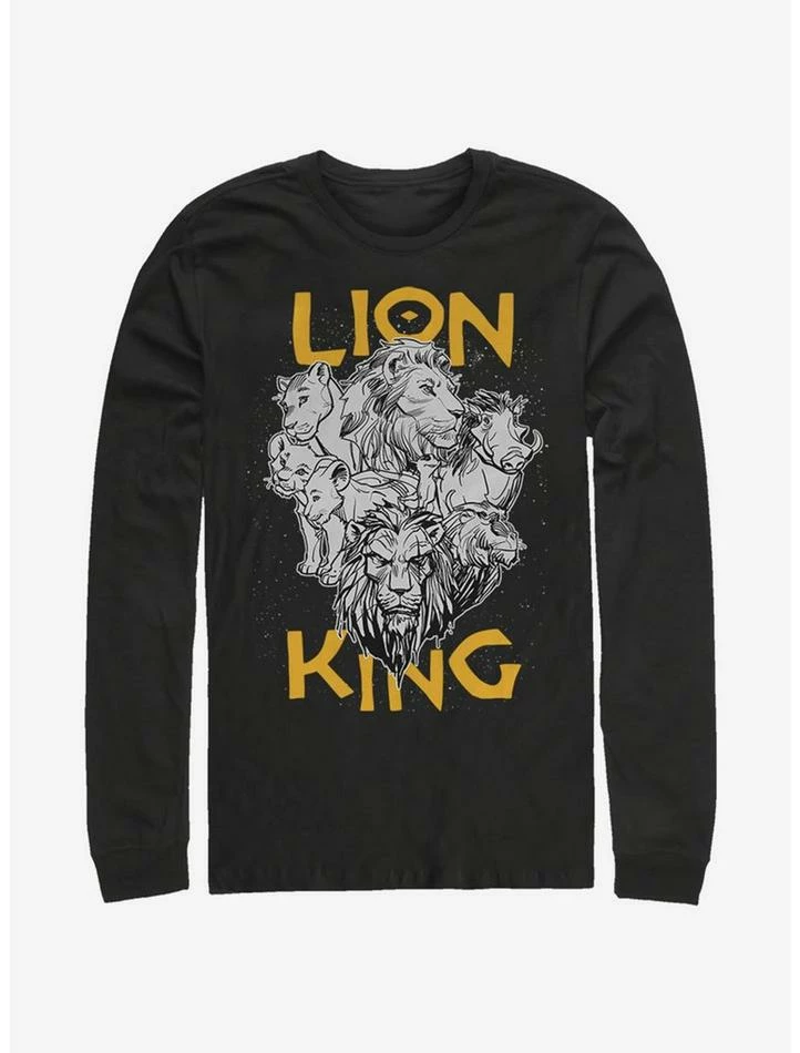 Outlet 💯 Disney The Lion King 2019 Cast Photo Long-Sleeve T-Shirt 🌟 1 Outlet 💯 Disney The Lion King 2019 Cast Photo Long-Sleeve T-Shirt 🌟