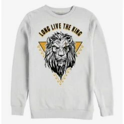 Best reviews of 🤩  Disney The Lion King 2019 Long Live The King Scar Sweatshirt 🎁