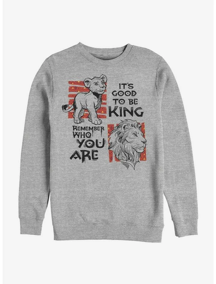 Cheap ❤️ Disney The Lion King 2019 Simba Text Sweatshirt 🎉 1 Cheap ❤️ Disney The Lion King 2019 Simba Text Sweatshirt 🎉