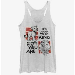 Discount 🛒 Disney The Lion King 2019 Simba Text Girls Tank 👍