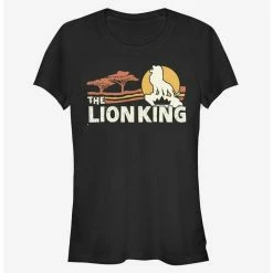 Outlet 💯 Disney The Lion King 2019 Savannah Scene Back Girls T-Shirt 🔔