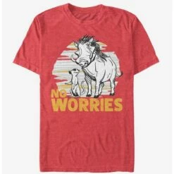 New ⭐ Disney The Lion King 2019 No Worries Club T-Shirt ❤️
