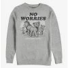 Buy ⌛ Disney The Lion King 2019 No Worries Back Sweatshirt ⭐