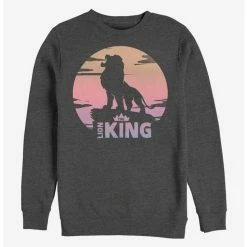Discount ⌛ Disney The Lion King 2019 Sunset Logo Sweatshirt ⌛