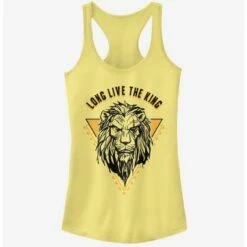 Cheapest 👍 Disney The Lion King 2019 Long Live The King Scar Girls Tank 😉