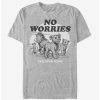New 😍 Disney The Lion King 2019 No Worries Back T-Shirt 🤩