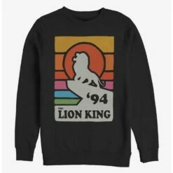 Hot Sale 🛒 Disney The Lion King 2019 Vintage Rainbow Sweatshirt 🔥