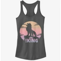 Budget ✨ Disney The Lion King 2019 Sunset Logo 🔔 Girls Tank 🎉