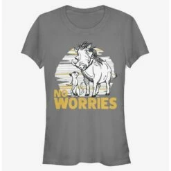 Cheapest ✨ Disney The Lion King 2019 No Worries Club 🥰 Girls T-Shirt 🔔