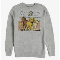 Outlet ✨ Disney The Lion King 2019 Hakuna Group Sweatshirt 💯