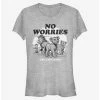 Deals 😀 Disney The Lion King 2019 No Worries Back Girls T-Shirt 🎁