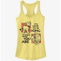 Cheapest 🛒 Disney The Lion King 2019 Simba Text Girls Tank 😍