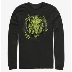 Hot Sale ✔️ Disney The Lion King 2019 Tribal Scar Long-Sleeve T-Shirt 🎉