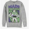 Best reviews of 🤩 Disney Pixar Toy Story 4 Nineties Buzz Heathered Sweatshirt 🎉