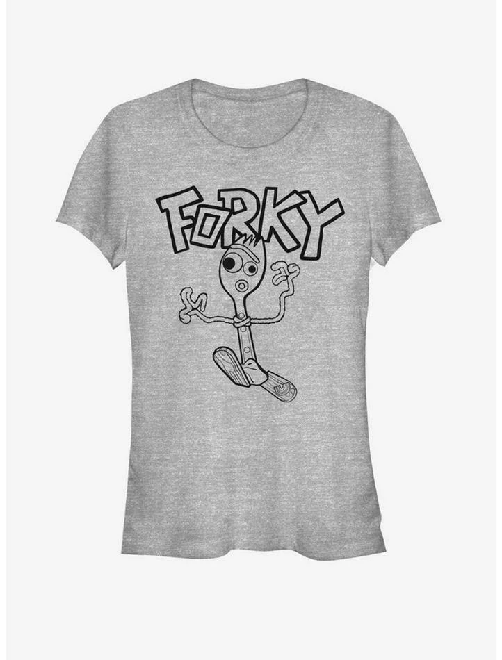 New 🎁 Disney Pixar Toy Story 4 Doodle Fork Girls Heathered T-Shirt ⌛ 1 New 🎁 Disney Pixar Toy Story 4 Doodle Fork Girls Heathered T-Shirt ⌛