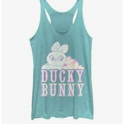 Cheapest ✨ Disney Pixar Toy Story 4 Sideshow Buddies Girls Tahiti Blue Tank Top 🔔