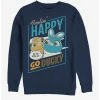 Cheap 💯 Disney Pixar Toy Story 4 Happy Go Ducky Navy Blue Sweatshirt 😍